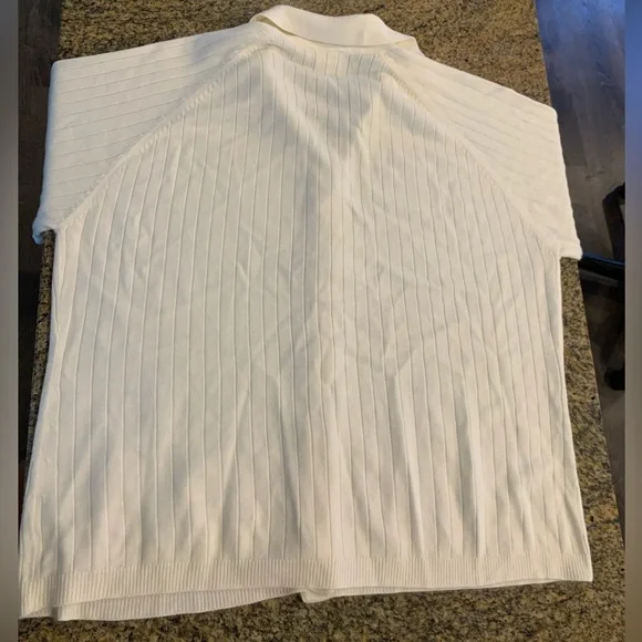 Vintage women’s Short sleeve button down sweater Size 18 / 20 - Picture 3 of 8